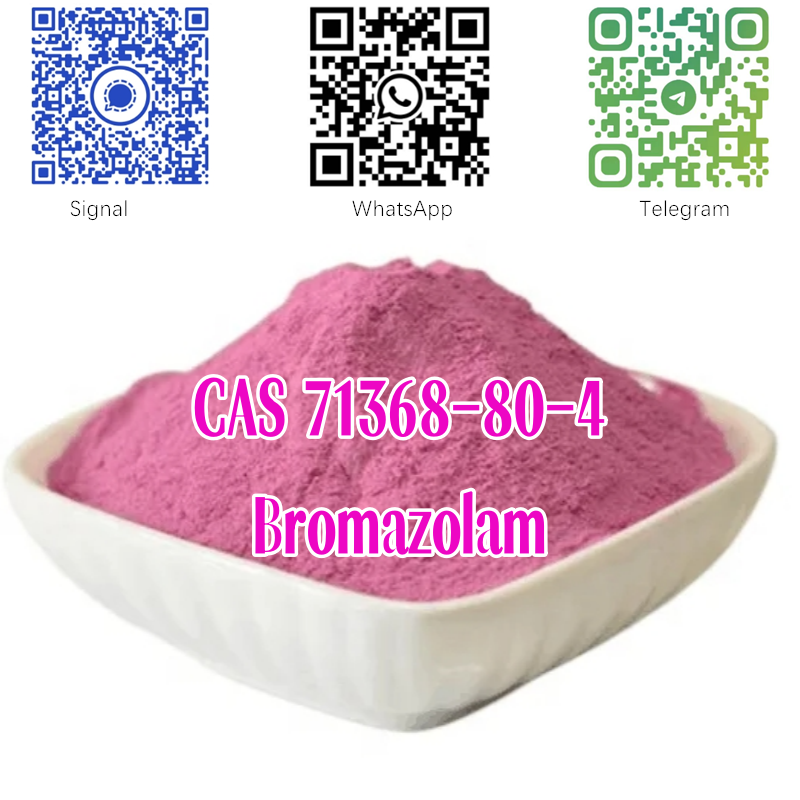 High Quality Bromazolam C17H13BrN4 CAS 71368-80-4